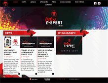 Tablet Screenshot of lyon-esport.fr